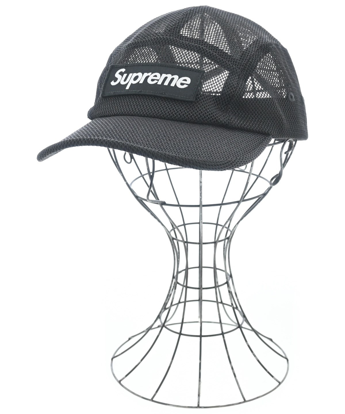 Supreme（シュプリーム）キャップ 黒 サイズ:- メンズ