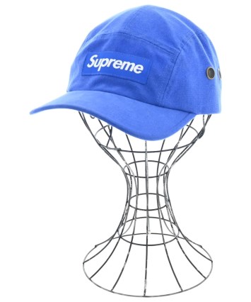 Supreme（シュプリーム）キャップ 青 サイズ:- メンズ