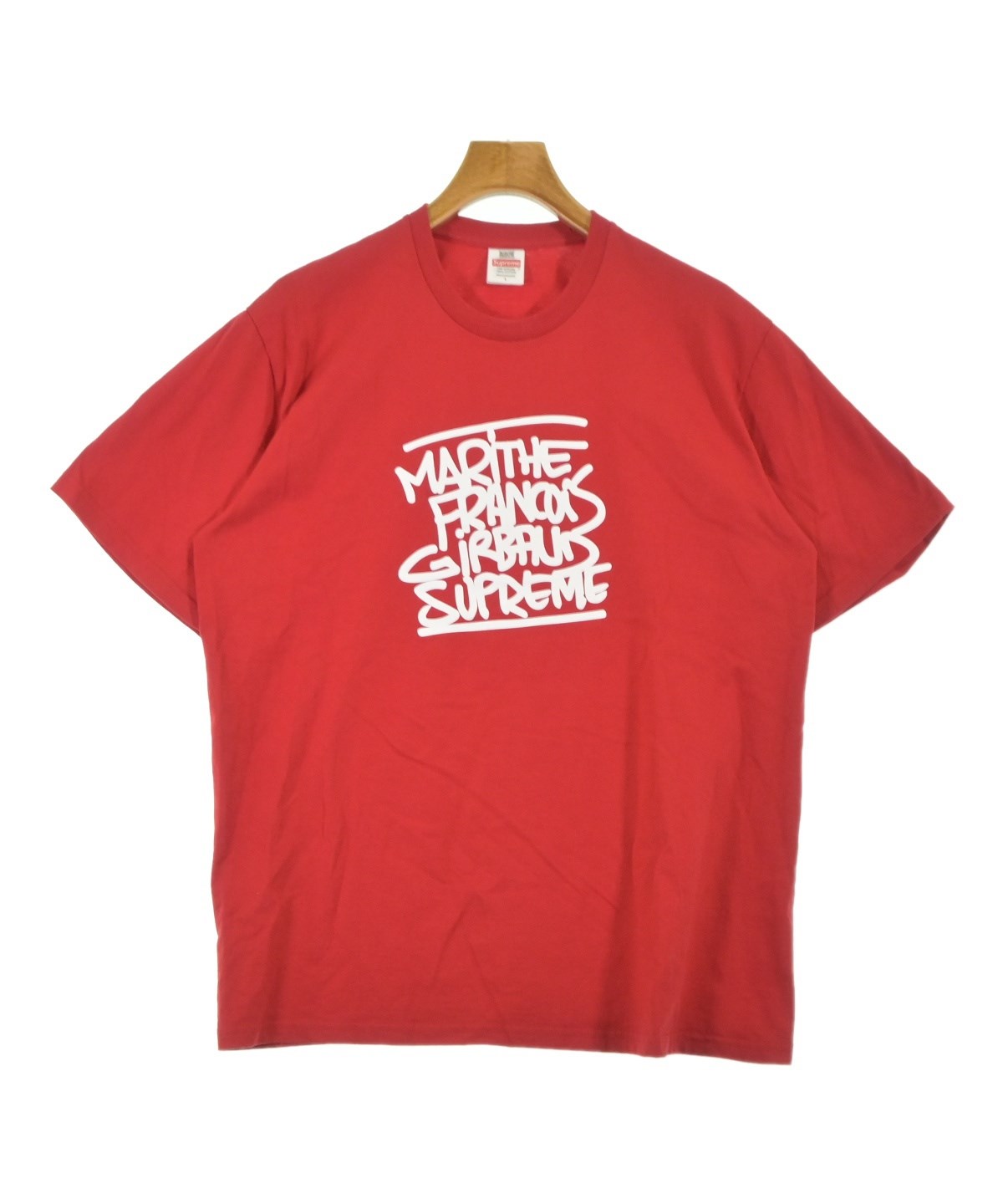 Supreme（シュプリーム）Tシャツ・カットソー 赤 サイズ:L メンズ