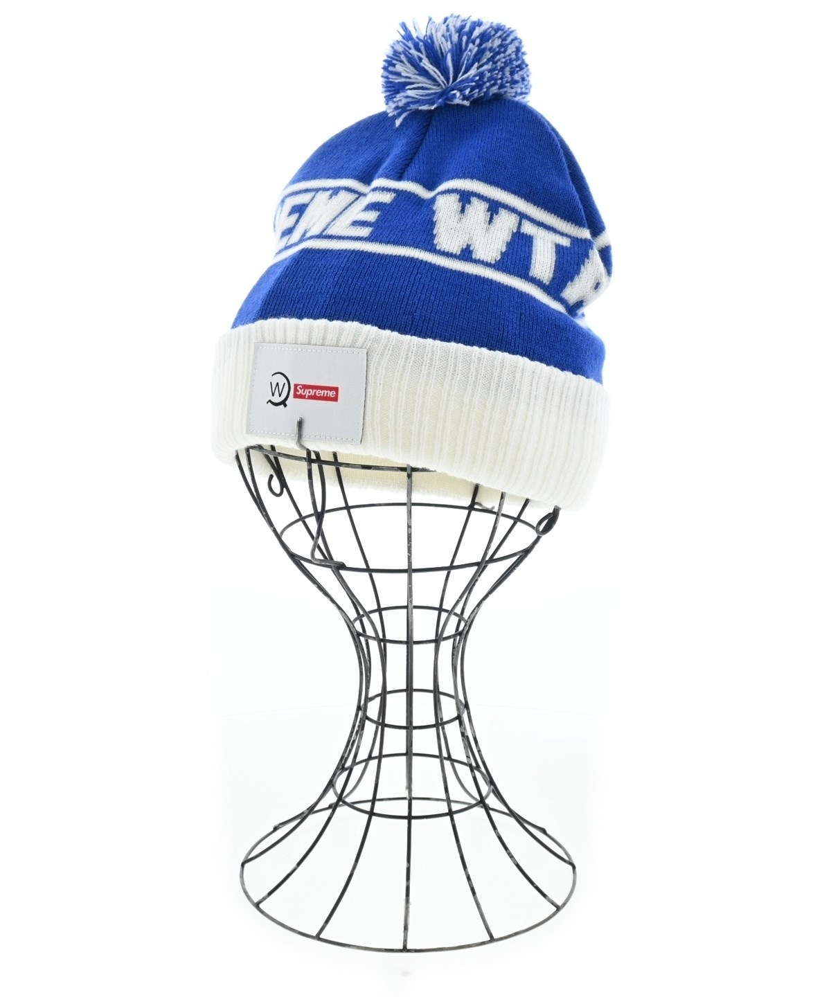 Supreme（シュプリーム）ニットキャップ・ビーニー 青 サイズ:- メンズ