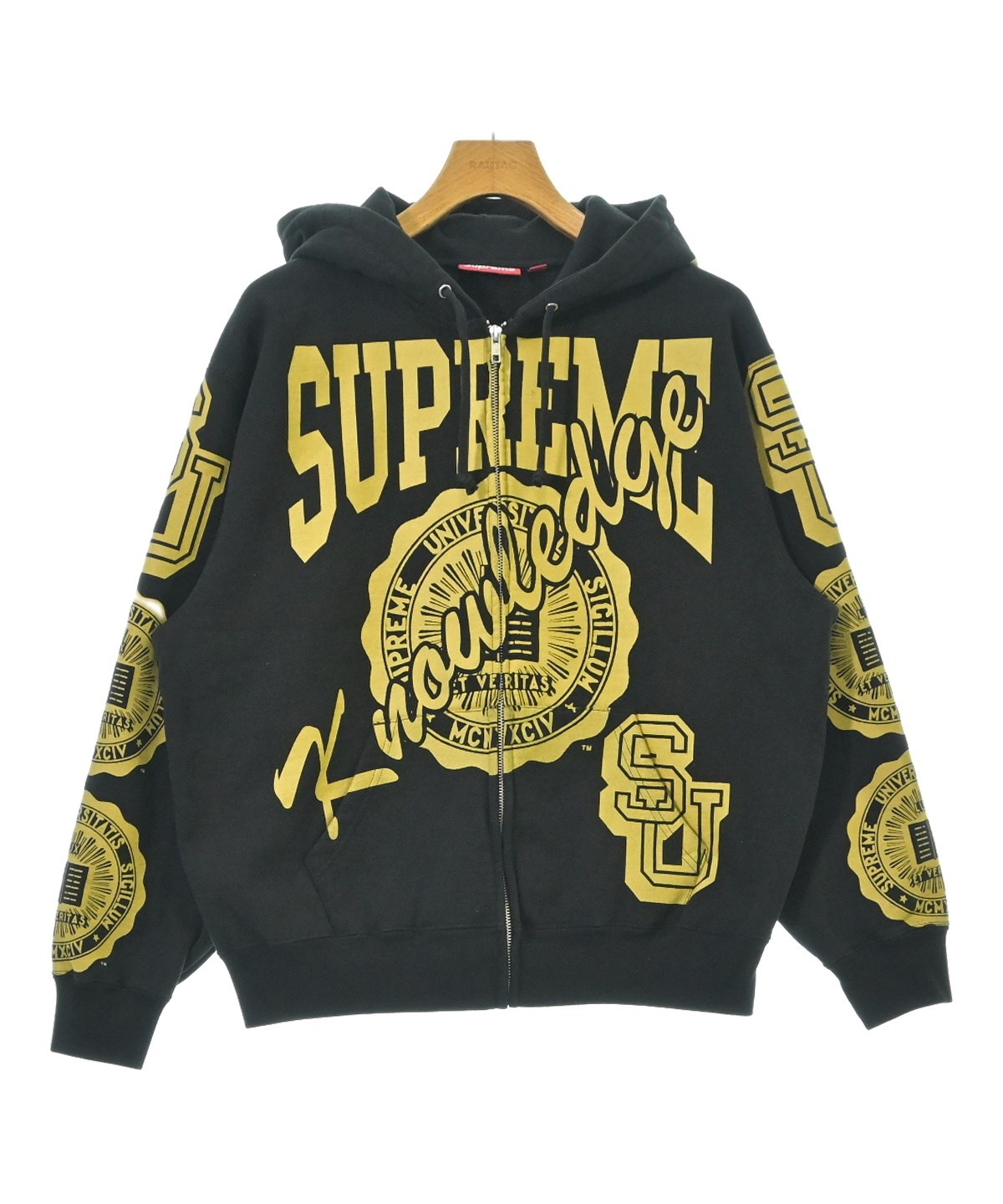 Supreme ST.supreme XLタンクトップ　黒　黄色 Supreme ST.supreme XLタンクトップ 黒 黄色