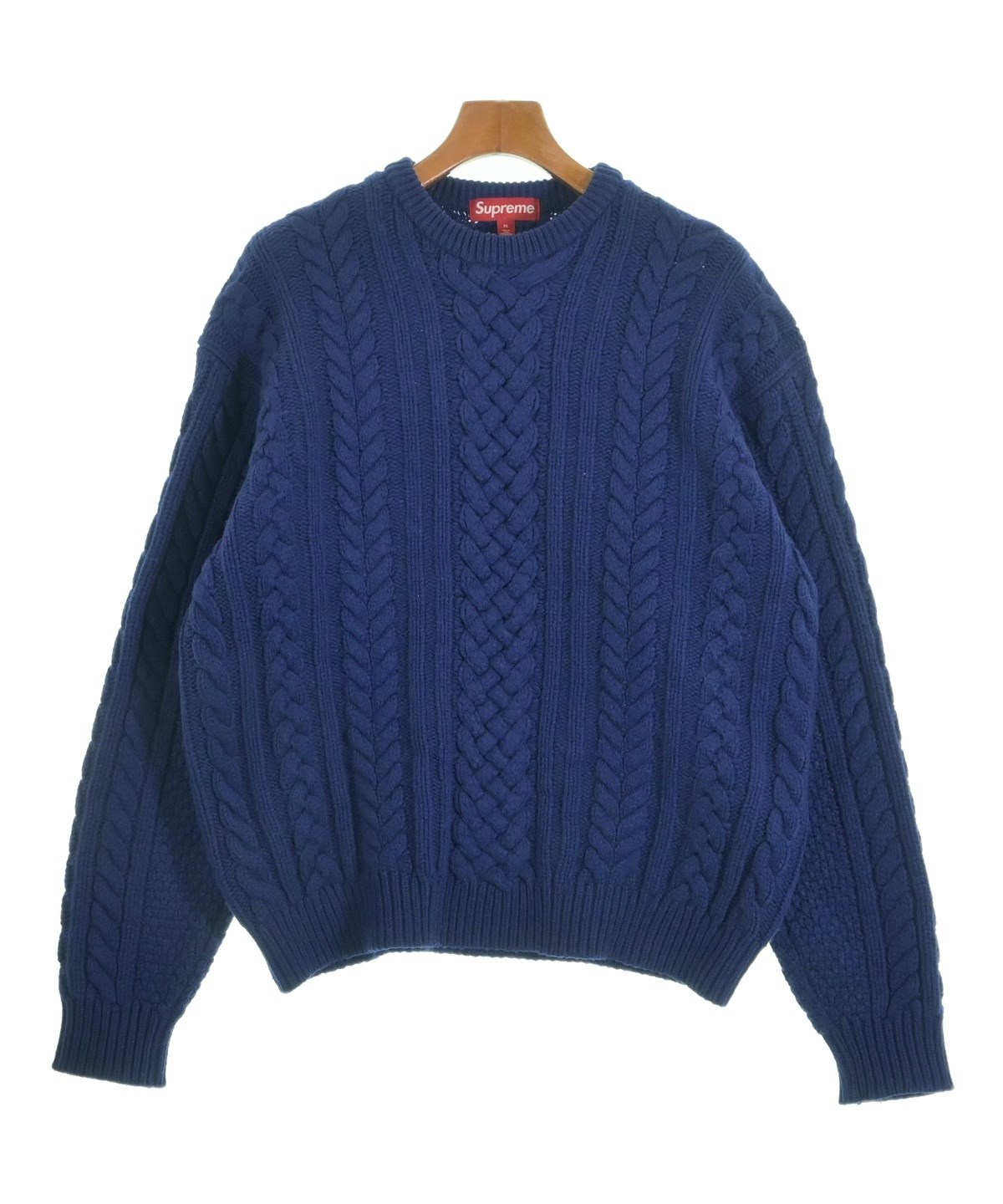 し*こ様 Supreme クルーネックセーター 青 Supreme（シュプリーム）ニット・セーター 青 サイズ:M メンズ
