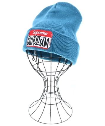 Supreme（シュプリーム）ニットキャップ・ビーニー 青 サイズ