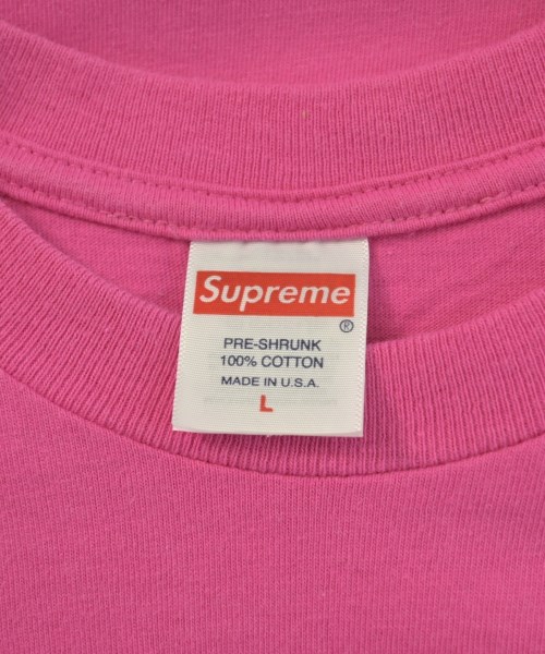 Supreme（シュプリーム）Tシャツ・カットソー ピンク サイズ:L メンズ/2200609718148