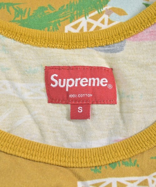 Supreme（シュプリーム）タンクトップ 黄 サイズ:S メンズ/2200565495176