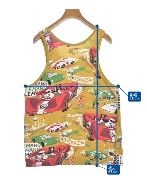 Supreme（シュプリーム）タンクトップ 黄 サイズ:S メンズ/2200565495176