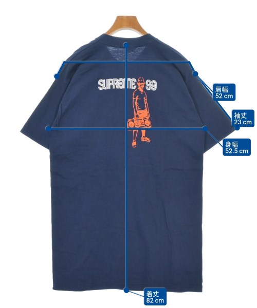 Supreme（シュプリーム）Tシャツ・カットソー 紺 サイズ:XL メンズ/2200565688134
