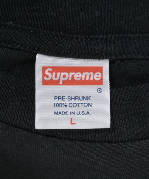Supreme（シュプリーム）Tシャツ・カットソー 黒 サイズ:L メンズ/2200565688165