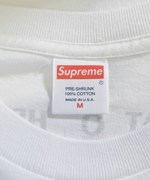 Supreme（シュプリーム）Tシャツ・カットソー 白 サイズ:M メンズ/2200566106057