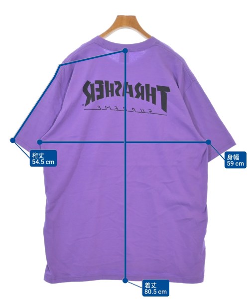 Supreme（シュプリーム）Tシャツ・カットソー 紫 サイズ:XL メンズ/2200571768028