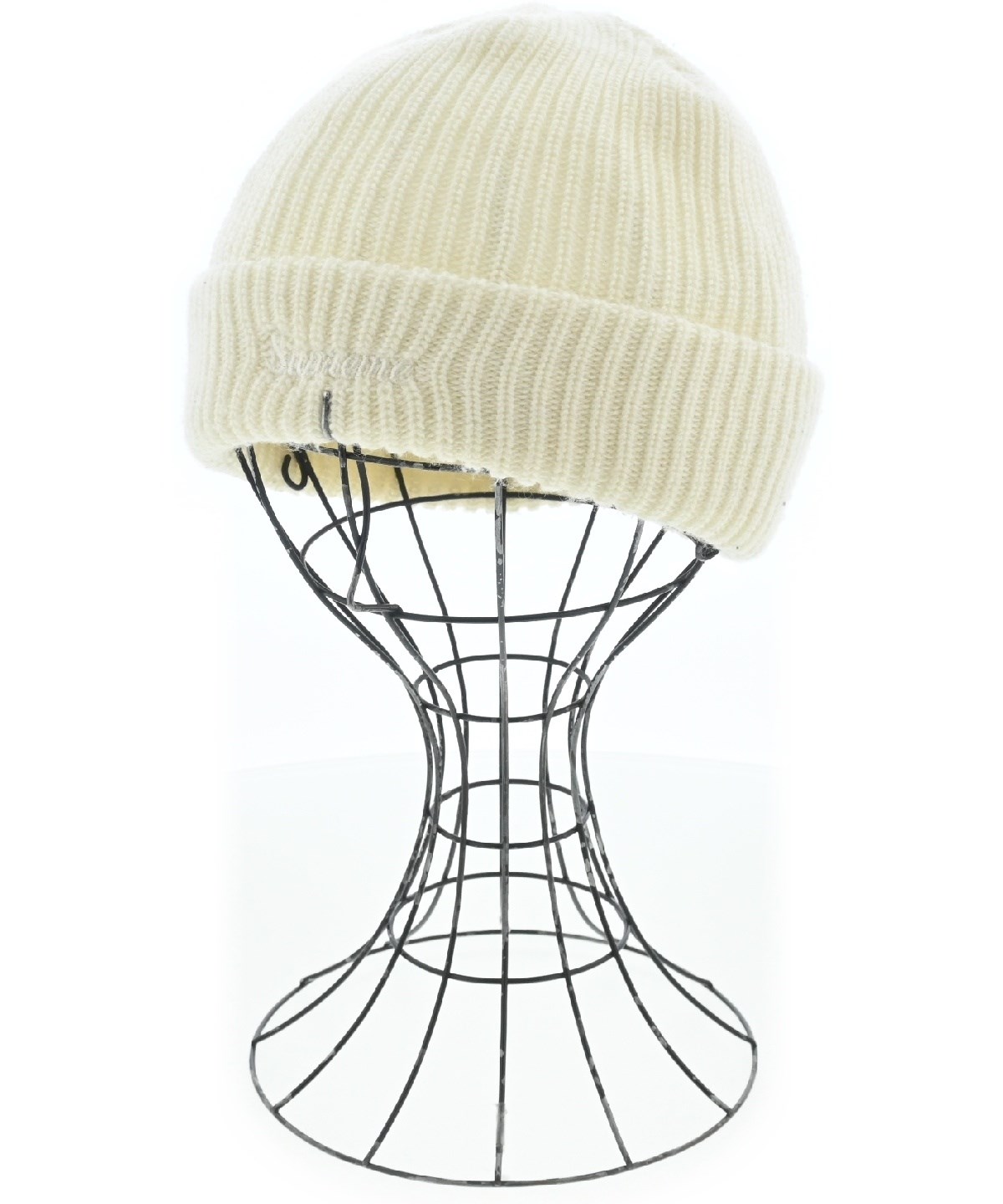 Supreme（シュプリーム）ニットキャップ・ビーニー 白 サイズ:- メンズ