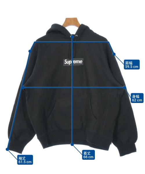 Supreme（シュプリーム）パーカー 黒 サイズ:M メンズ/2200672597046