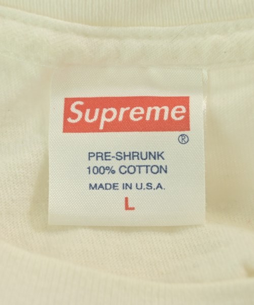 Supreme（シュプリーム）Tシャツ・カットソー 白 サイズ:L メンズ/2200673567062