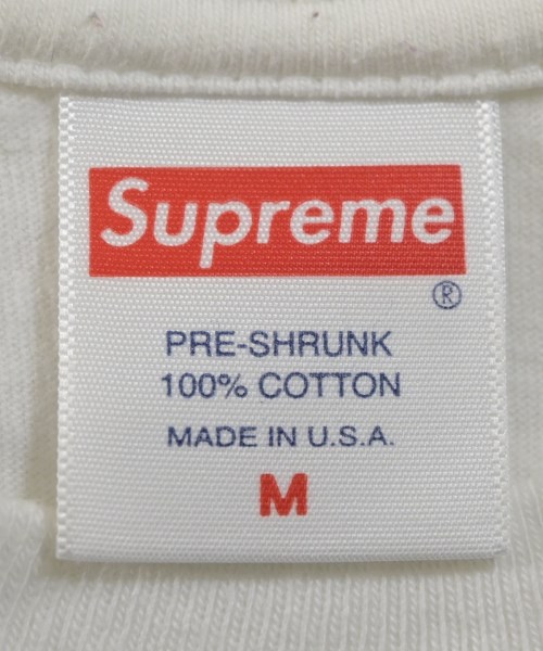 Supreme（シュプリーム）Tシャツ・カットソー 白 サイズ:M メンズ/2200673773029