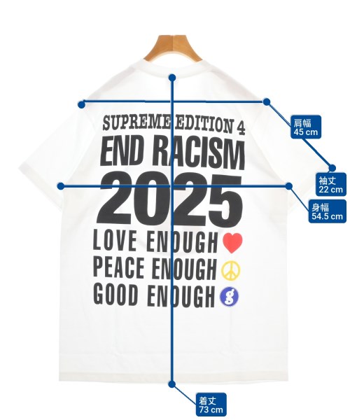 Supreme（シュプリーム）Tシャツ・カットソー 白 サイズ:M メンズ/2200673773067