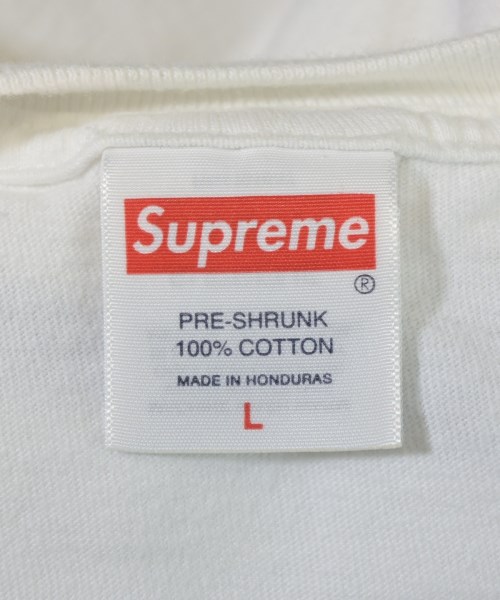 Supreme（シュプリーム）Tシャツ・カットソー 白 サイズ:L メンズ/2200673938053