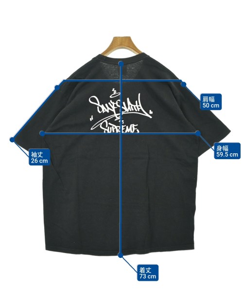Supreme（シュプリーム）Tシャツ・カットソー 黒 サイズ:XL メンズ/2200674007079