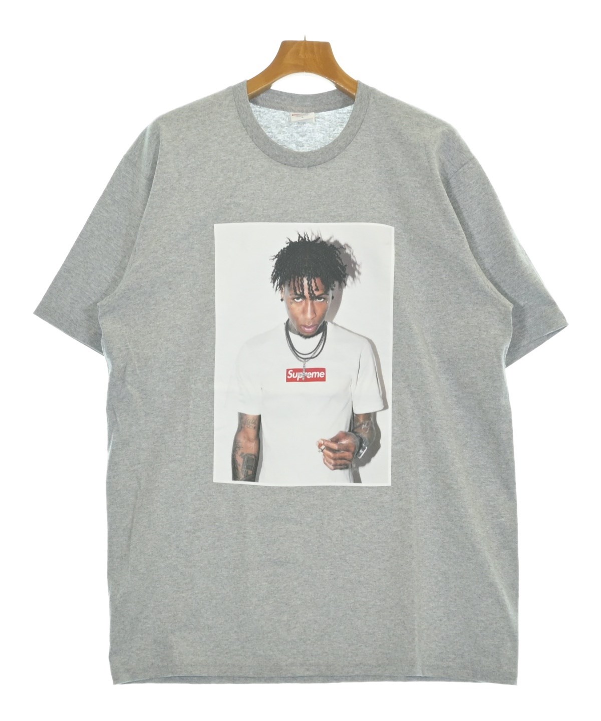 Supreme（シュプリーム）Tシャツ・カットソー グレー サイズ:L メンズ