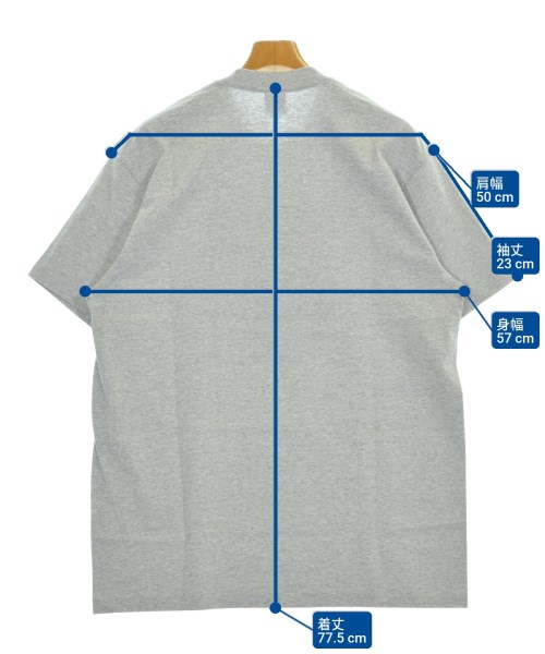 Supreme（シュプリーム）Tシャツ・カットソー グレー サイズ:L メンズ/2200673344137