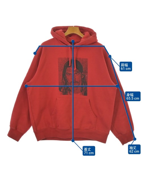 Supreme（シュプリーム）パーカー 赤 サイズ:M メンズ/2200674374027
