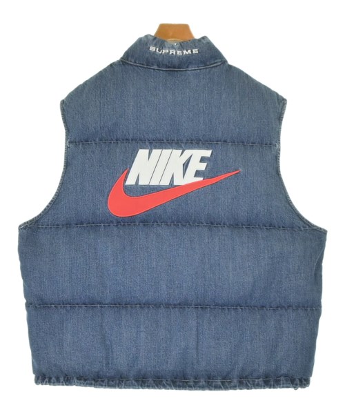 Supreme（シュプリーム）ダウンジャケット/ダウンベスト 紺 サイズ:XL メンズ/2200674702011