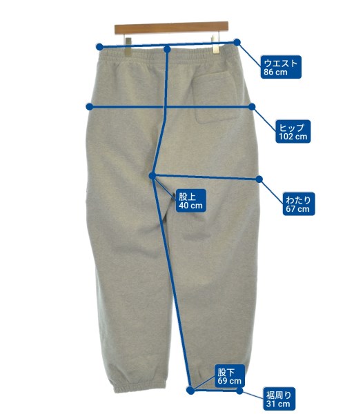 Supreme（シュプリーム）スウェットパンツ グレー サイズ:XL メンズ/2200674702028