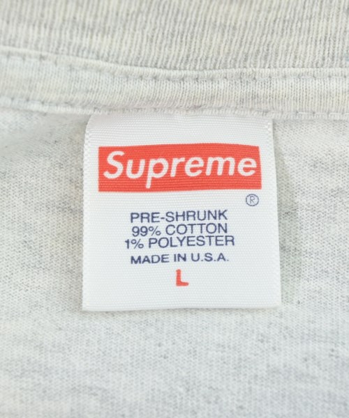 Supreme（シュプリーム）Tシャツ・カットソー グレー サイズ:L メンズ/2200675278102