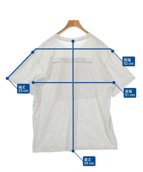 Supreme（シュプリーム）Tシャツ・カットソー グレー サイズ:L メンズ/2200675278102