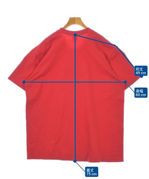 Supreme（シュプリーム）Tシャツ・カットソー 赤 サイズ:XL メンズ/2200675441025