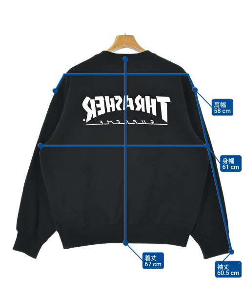 Supreme（シュプリーム）スウェット 黒 サイズ:M メンズ/2200675512053