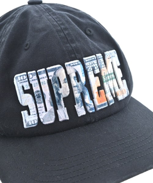 Supreme（シュプリーム）キャップ 黒 サイズ:58cm メンズ/2200675584104