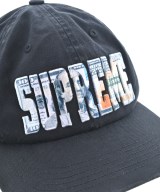 Supreme（シュプリーム）キャップ 黒 サイズ:58cm メンズ/2200675584104