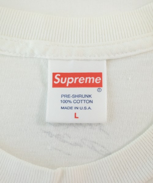 Supreme（シュプリーム）Tシャツ・カットソー 白 サイズ:L メンズ/2200672162213
