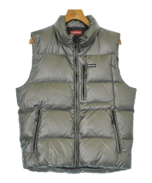 Supreme(シュプリーム)ダウンジャケット/ダウンベスト グレー サイズ:M/2200674321144