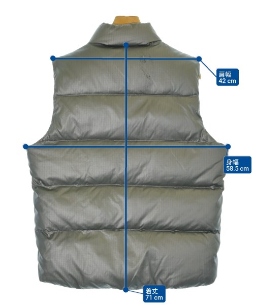 Supreme（シュプリーム）ダウンジャケット/ダウンベスト グレー サイズ:M メンズ/2200674321144