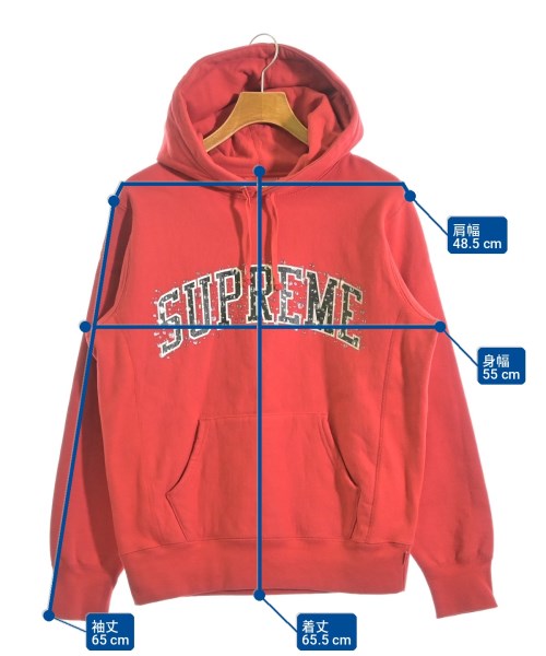Supreme（シュプリーム）パーカー 赤 サイズ:S メンズ/2200674321311