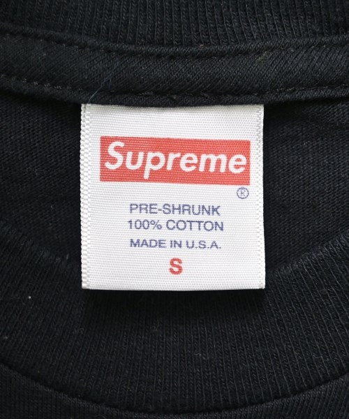Supreme（シュプリーム）Tシャツ・カットソー 黒 サイズ:S メンズ/2200674321380