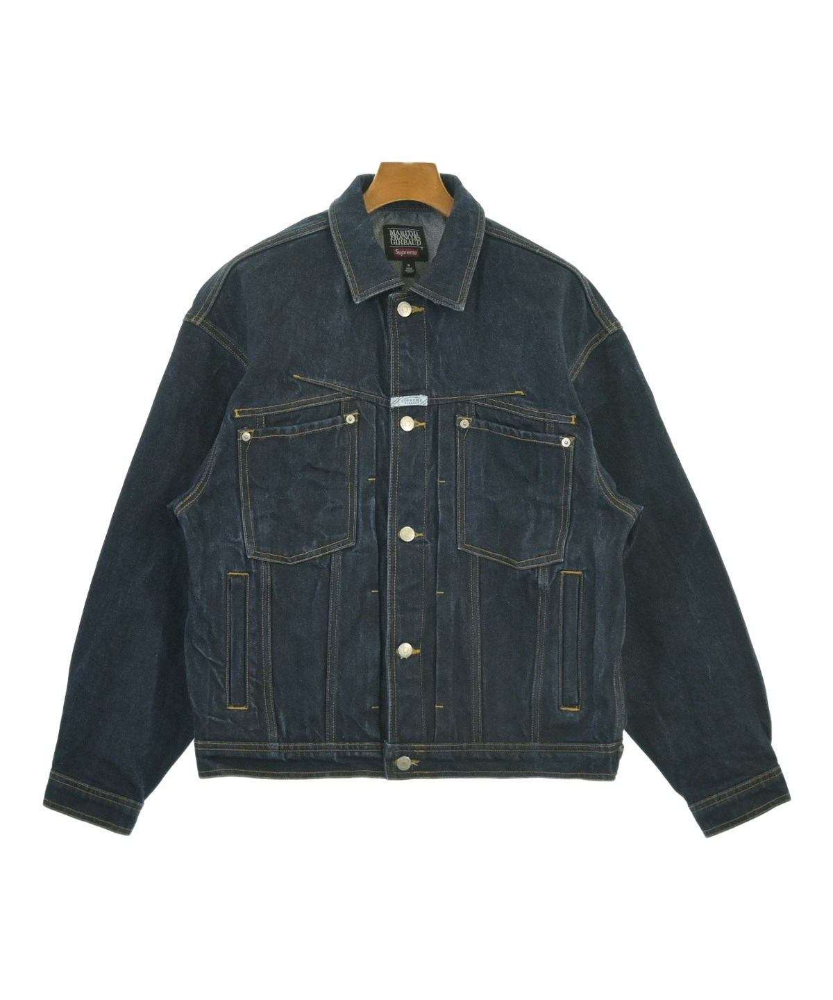 Supreme（シュプリーム）デニムジャケット 紺 サイズ:M メンズ