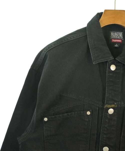 Supreme（シュプリーム）デニムジャケット 黒 サイズ:S メンズ/2200675949026