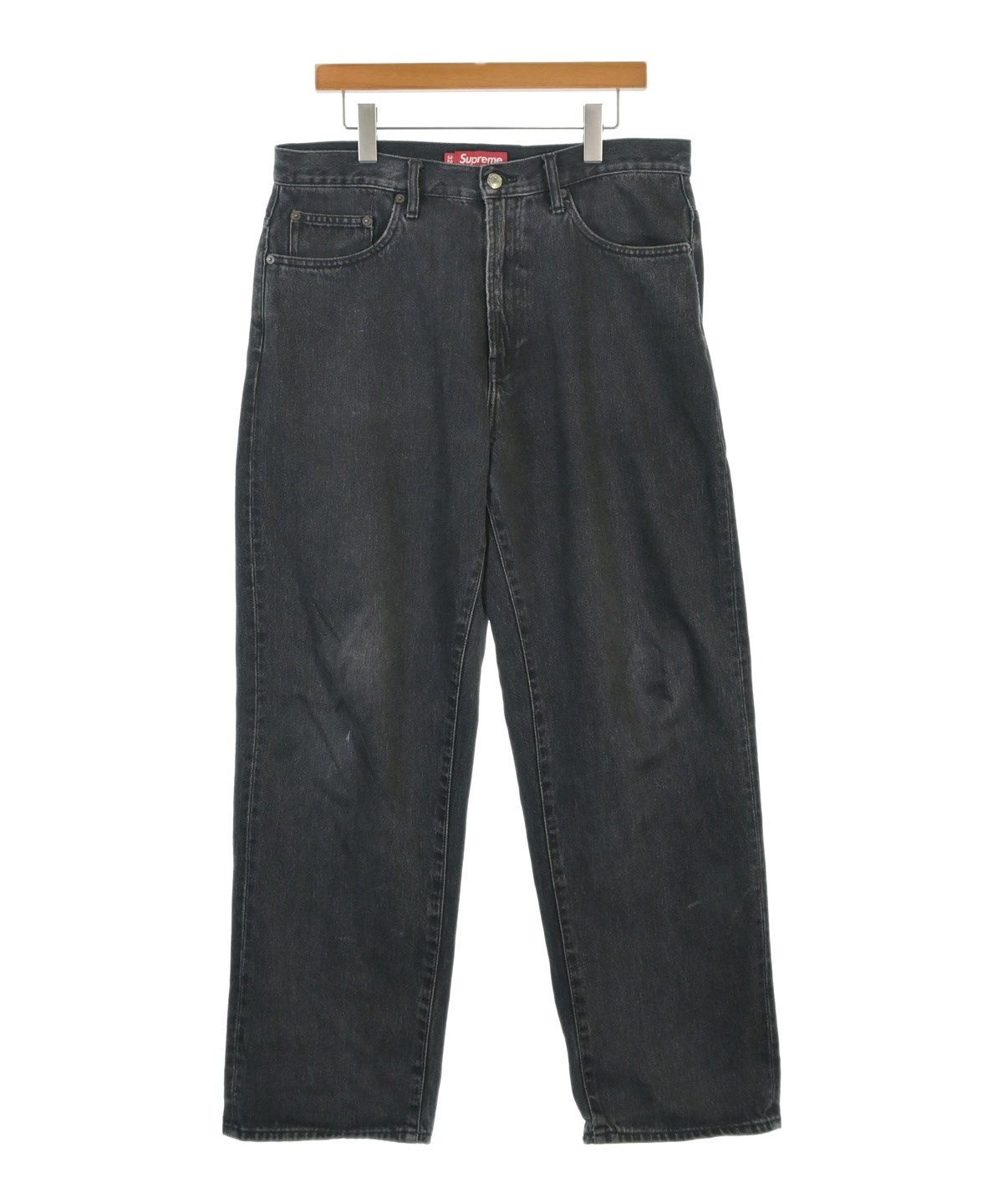 Supreme（シュプリーム）デニムパンツ 黒 サイズ:32(L位) メンズ