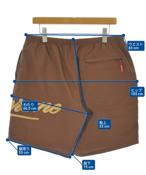 Supreme（シュプリーム）ショートパンツ 茶 サイズ:L メンズ/2200676276015