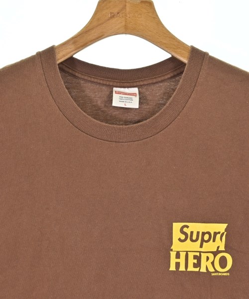 Supreme（シュプリーム）Tシャツ・カットソー 茶 サイズ:L メンズ/2200676276039
