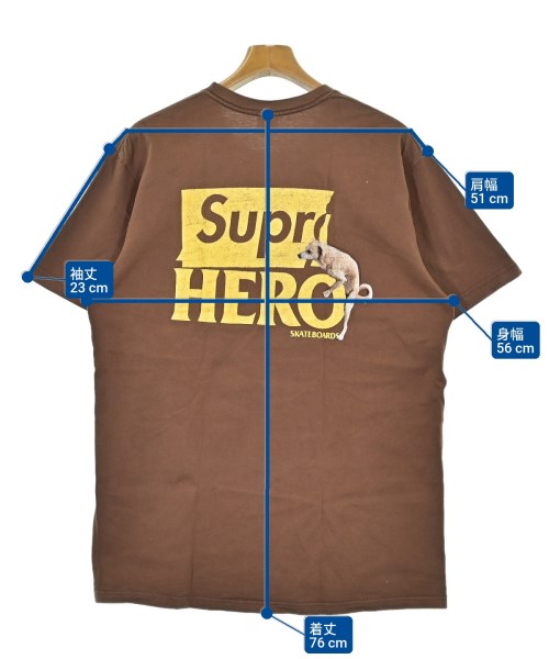 Supreme（シュプリーム）Tシャツ・カットソー 茶 サイズ:L メンズ/2200676276039