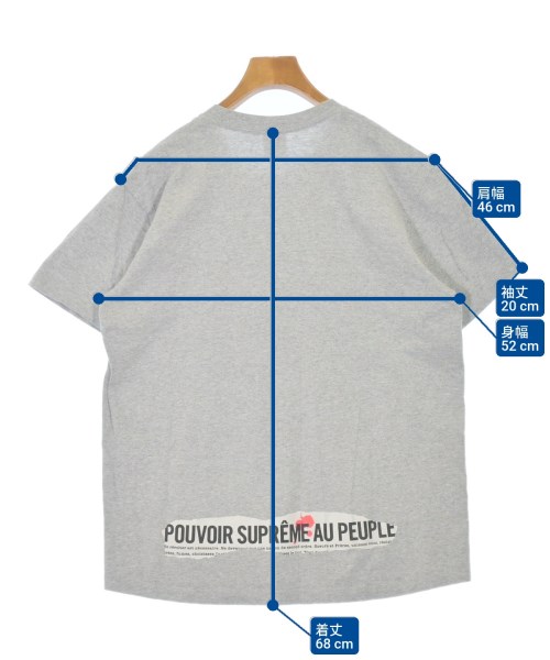 Supreme（シュプリーム）Tシャツ・カットソー グレー サイズ:M メンズ/2200676016420