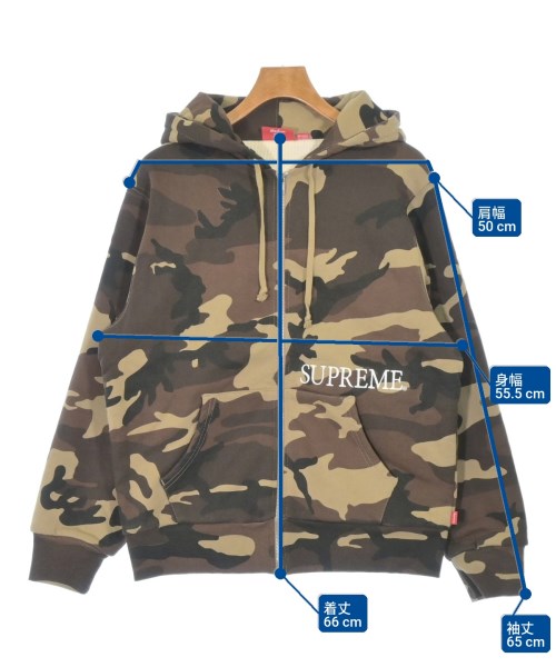 Supreme（シュプリーム）パーカー 茶 サイズ:M メンズ/2200676844030