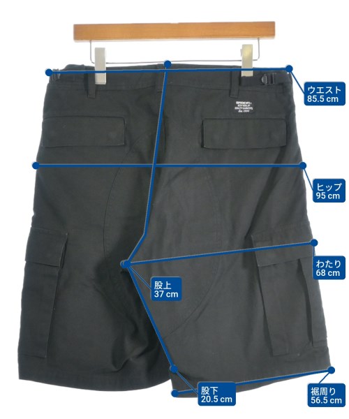 Supreme（シュプリーム）ショートパンツ 黒 サイズ:30(M位) メンズ/2200677188072