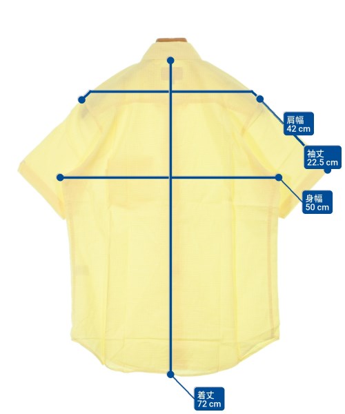 Supreme（シュプリーム）カジュアルシャツ 黄 サイズ:S メンズ/2200671333539