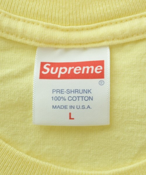 Supreme（シュプリーム）Tシャツ・カットソー 黄 サイズ:L メンズ/2200677461014