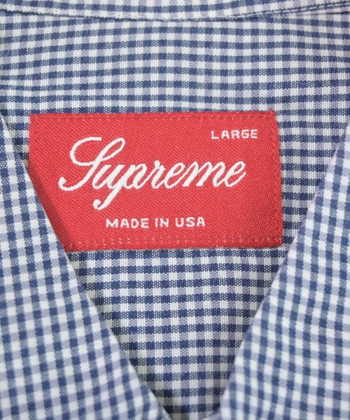 Supreme（シュプリーム）カジュアルシャツ 青 サイズ:L メンズ/2200678240038