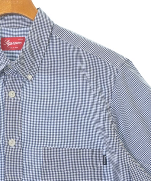 Supreme（シュプリーム）カジュアルシャツ 青 サイズ:L メンズ/2200678240038